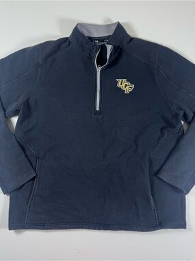 Under Armour Navy Half-Zip Sweater with UCF Logo